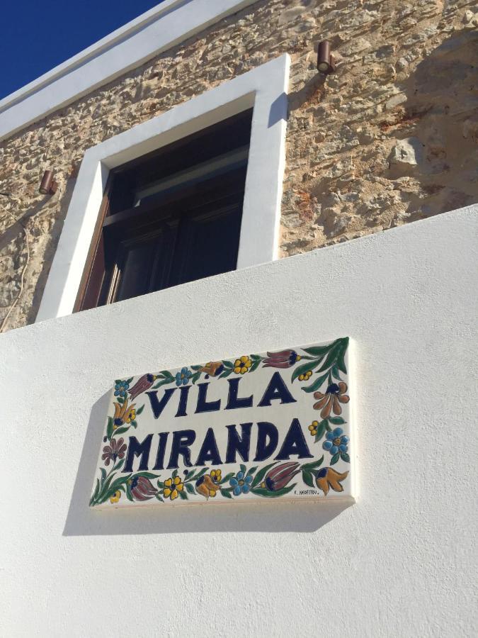 Villa Miranda Chalki Town Exterior foto